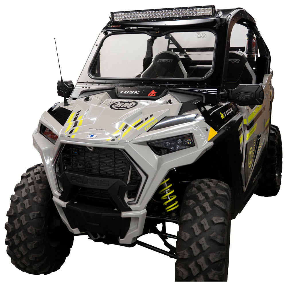 Tusk 1904590030 UTV Folding Glass Windshield with Windshield Wiper