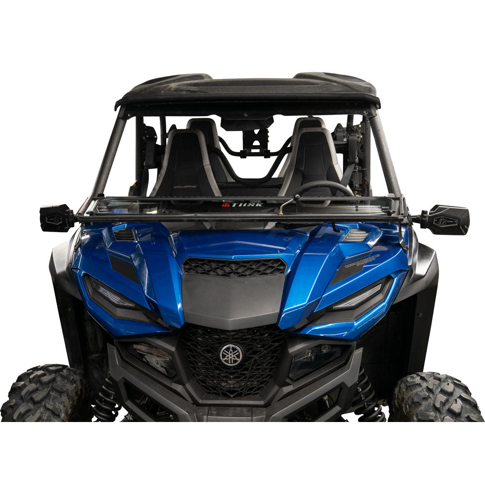 Tusk 1904590031 UTV Folding Glass Windshield with Windshield Wiper