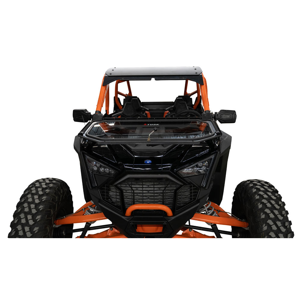 Tusk 1904590033 UTV Folding Glass Windshield with Windshield Wiper