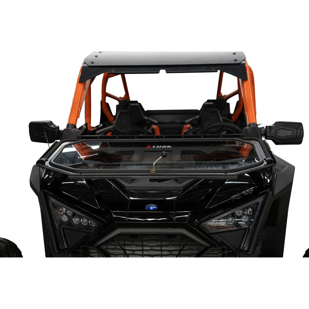 Tusk 1904590033 UTV Folding Glass Windshield with Windshield Wiper