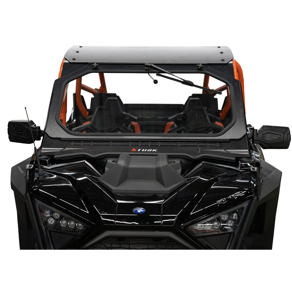 Tusk 1904590033 UTV Folding Glass Windshield with Windshield Wiper