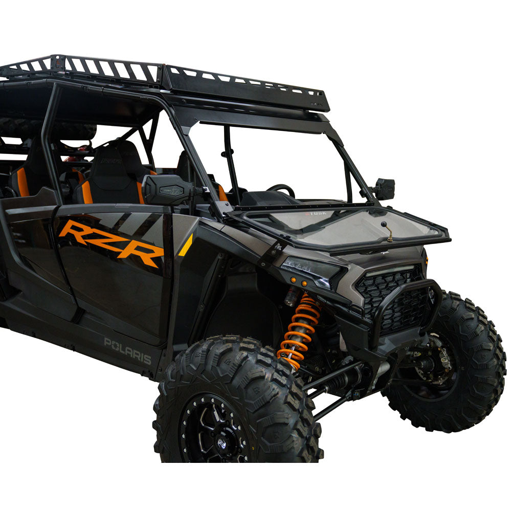 Tusk 1904590034 UTV Folding Glass Windshield with Windshield Wiper