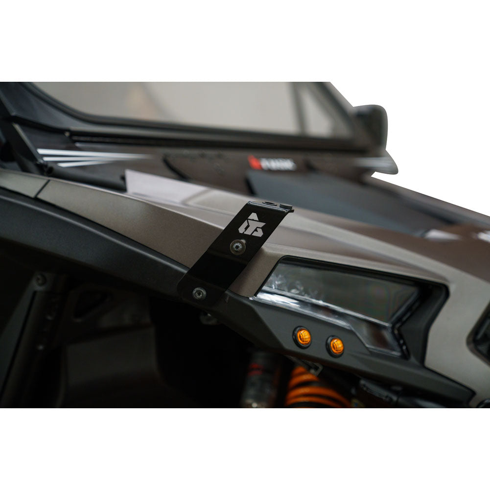 Tusk 1904590034 UTV Folding Glass Windshield with Windshield Wiper