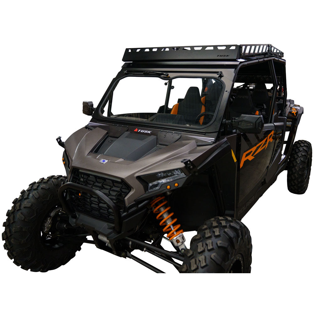 Tusk 1904590034 UTV Folding Glass Windshield with Windshield Wiper