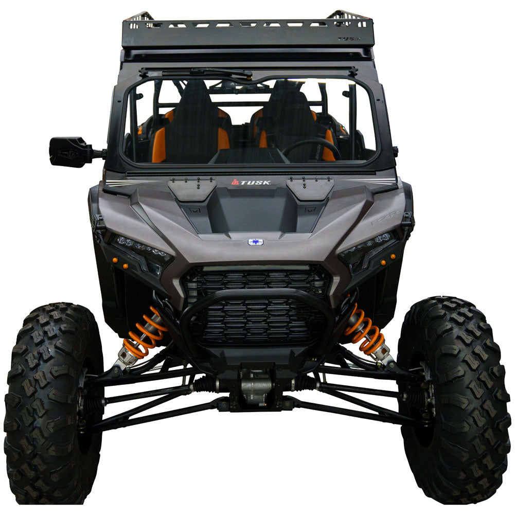 Tusk 1904590034 UTV Folding Glass Windshield with Windshield Wiper