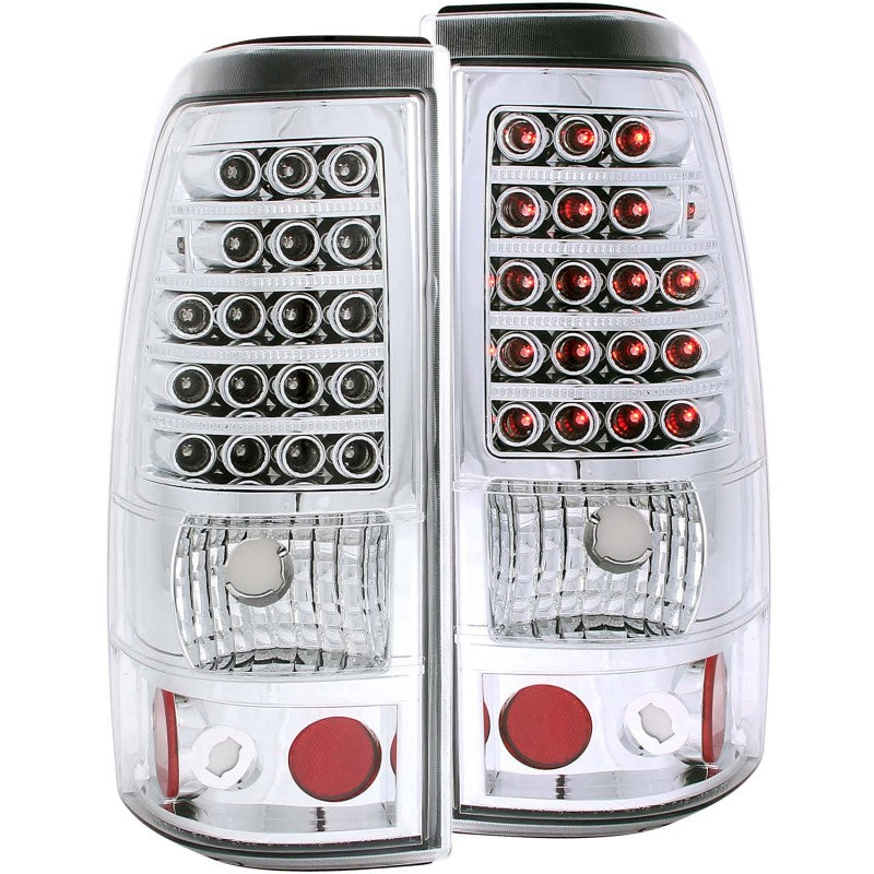 ANZO 311008 2006 fits Chevrolet 03-20 Silverado 1500 LED Taillights Chrome