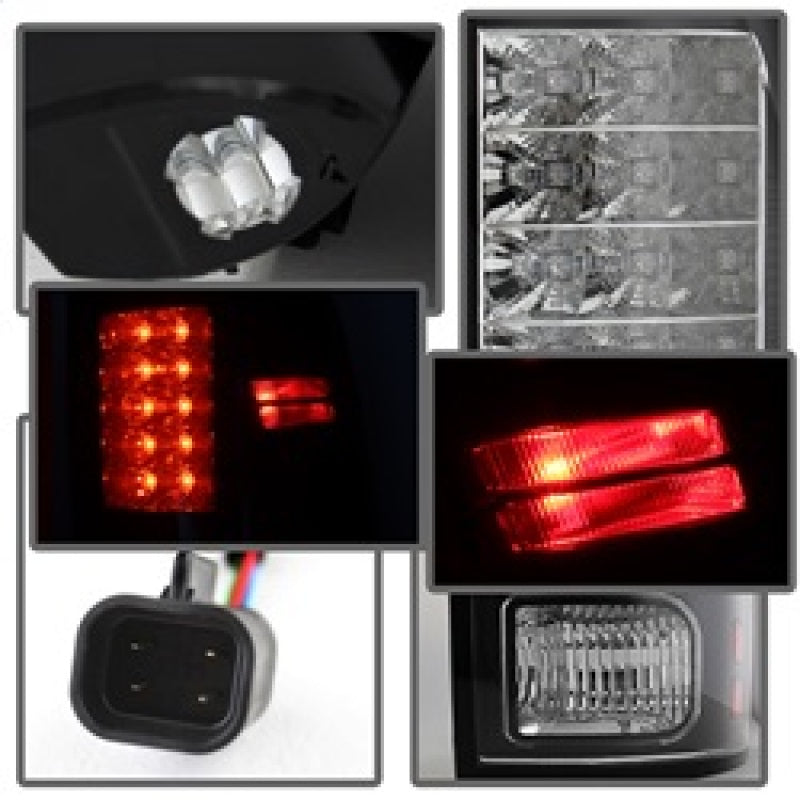 Spyder 5077530 fits Dodge 13-14 Ram 1500 /Ram 2500 13-14 LED Tail Lights LED Mo