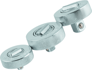 BikeMaster 152220 BikeMaster 3-pc Palm Rachet Set - 1/4in Drive / 3/8in Drive / 1/2in Drives