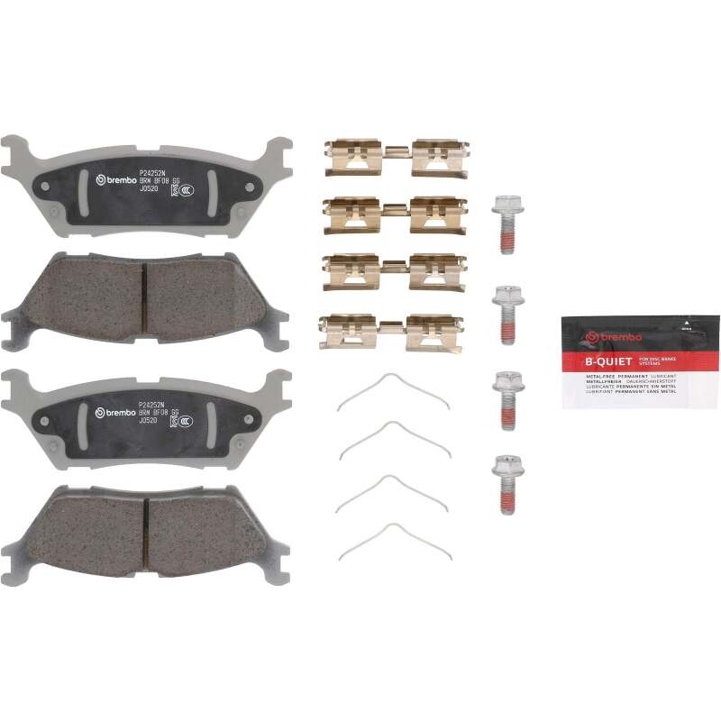 Brembo OE P24252N 2023 fits Ford Expedition/21-22 F-150 PRIME Ceramic Brake Pad
