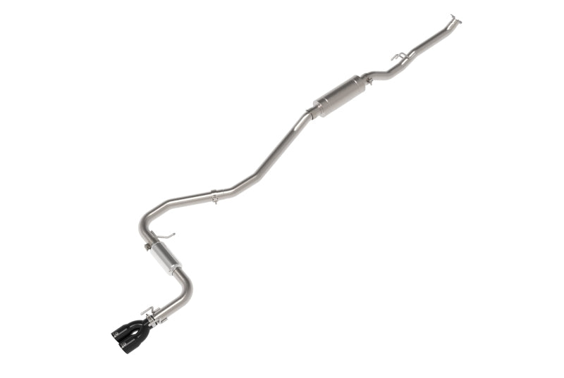 AFE 49-36631-B Takeda 2.5in 304 SS Cat-Back Exhaust w/ Black Tips 22-25 fits Ho