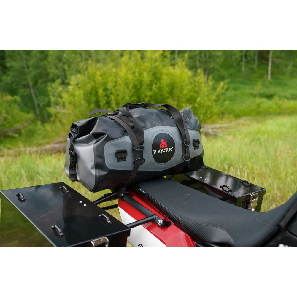 Tusk 1922740002 Dry Duffel Bag Medium (33 Liters) Top Load Black/Grey