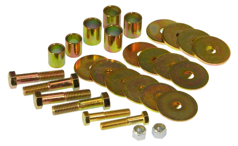 Prothane 7-140 fits Chevy 67-81 Camaro Body Mount Hardware Kit - Red
