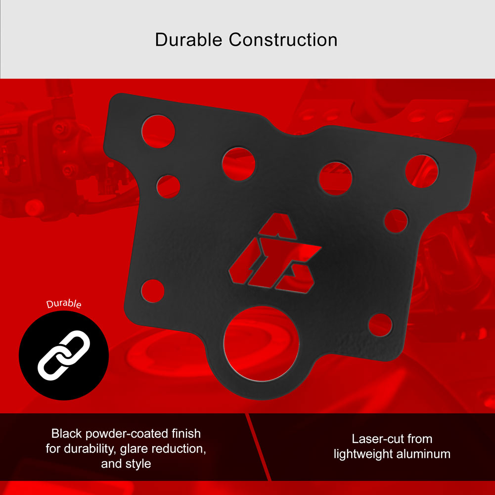 Tusk 1925100016 Accessory Dash Panel  Black Powder Coated