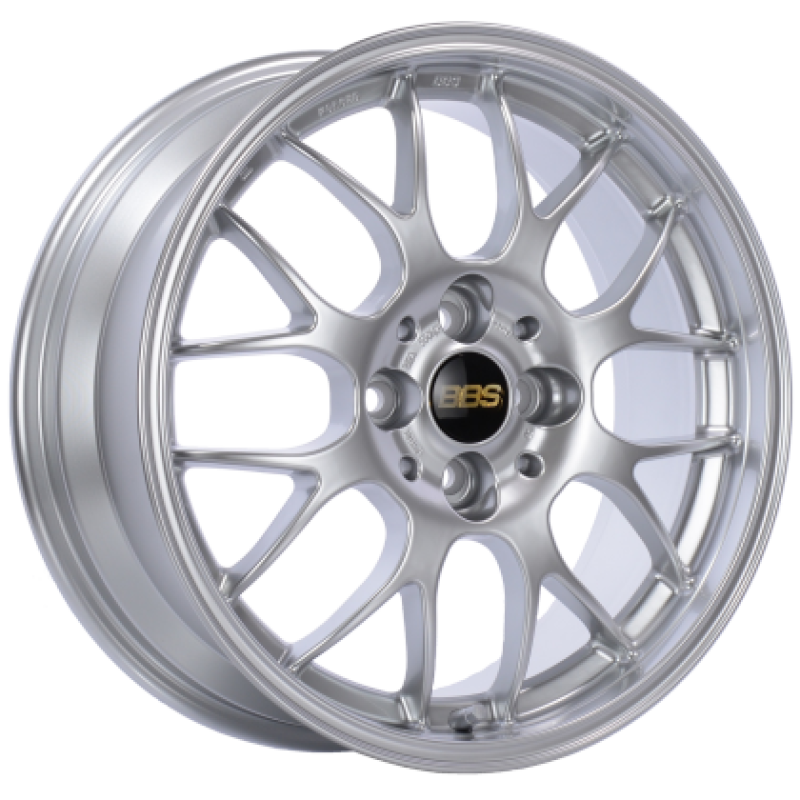 BBS RG759HDSK RG-R 19x8.5 5x120 ET32 Diamond Silver Wheel -82mm PFS/Clip Required