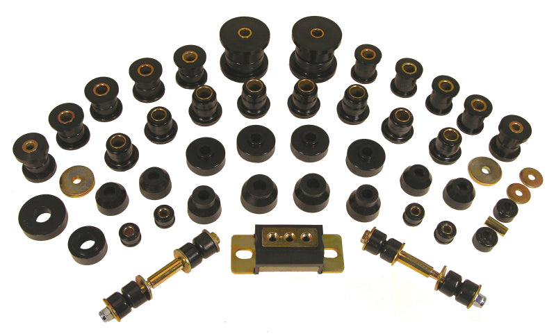 Prothane 7-2012-BL fits Chevy 63-82 Corvette Total Kit - Black