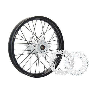 Tusk 1931330036 Impact Complete Rear Wheel Package 18x2.15 Black Rim