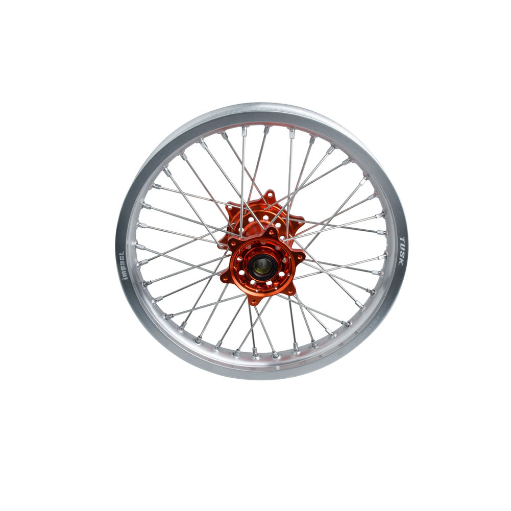 Tusk 1931330137 Impact Complete Rear Wheel Package 18x2.15 Silver Rim