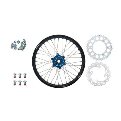 Tusk 1931330198 Impact Complete Rear Wheel Package 19x2.15 Black Rim