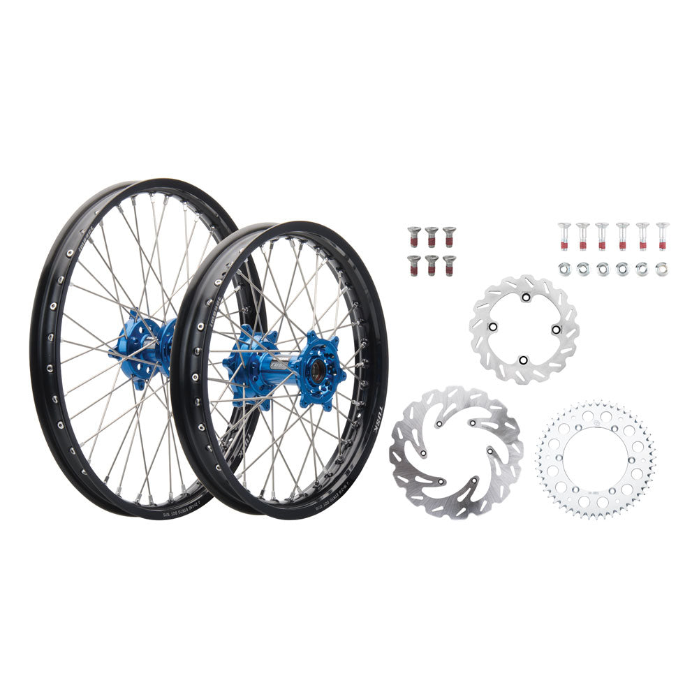 Tusk 1934950270 Impact Complete Front Rear Wheel Package 1.60x21 2.15x19