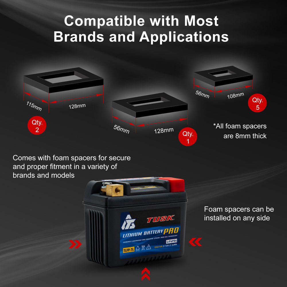 Tusk 1936090001 Lithium Pro Battery TLFP-7L