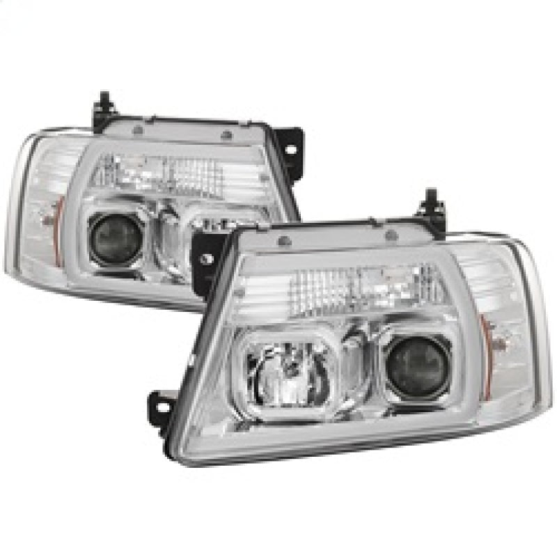 Spyder 5084637 fits Ford 04-08 F-150 Light Bar Projector Headlights - Chrome (P