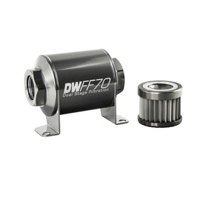 DeatschWerks 8-03-070-010K Stainless Steel 10AN 10 Micron Universal Inline Fuel