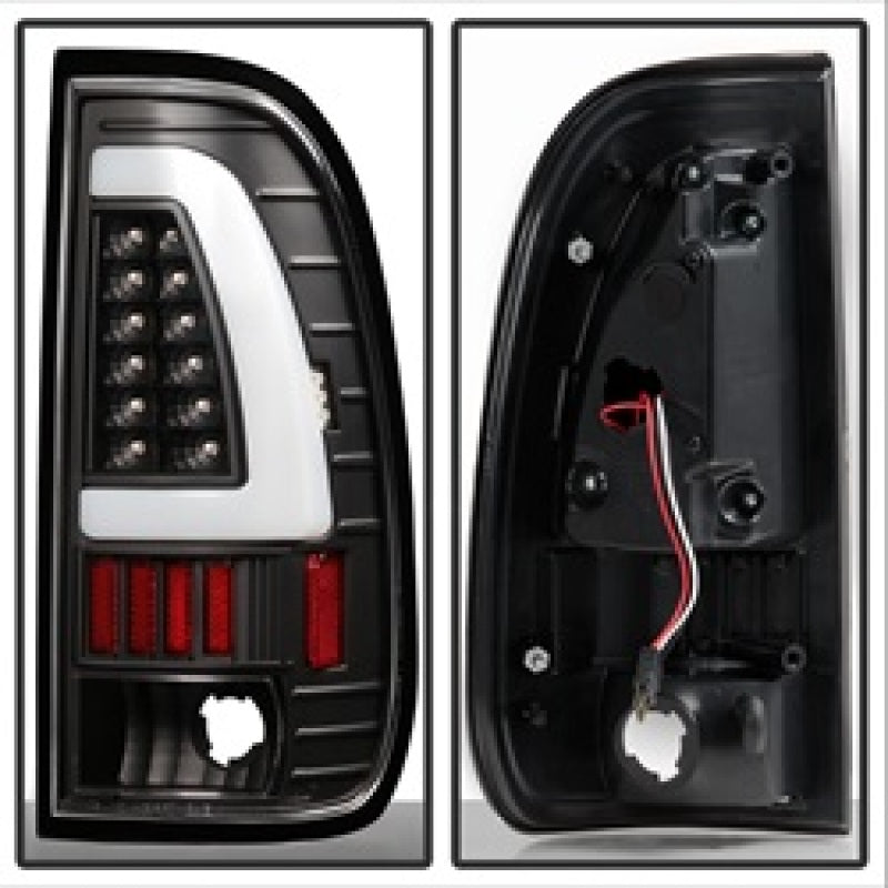 xTune 5082084 fits Ford F150 Styleside 97-03 Light Bar LED Tail Lights - Black