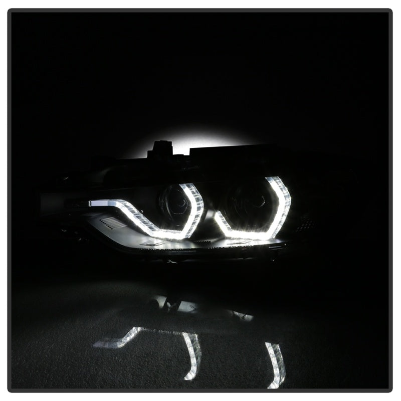 Spyder 5086754 fits BMW 12-14 F30 3 Series 4DR Projector Headlights - Black PRO