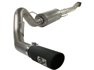 AFE 49-43041-B rce XP Exhaust Cat-Back SS-409 4in Black Tip 11-12 fits Ford F-1