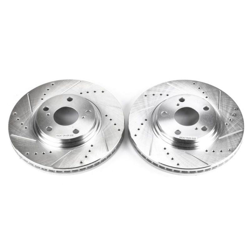 PowerStop fits Lexus ES300 Front Evolution Drilled & Slotted Rotors - Pair