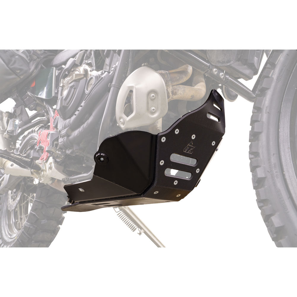 Tusk 1975340012 Quiet Glide Adventure Skid Plate Black with Linkage Guard