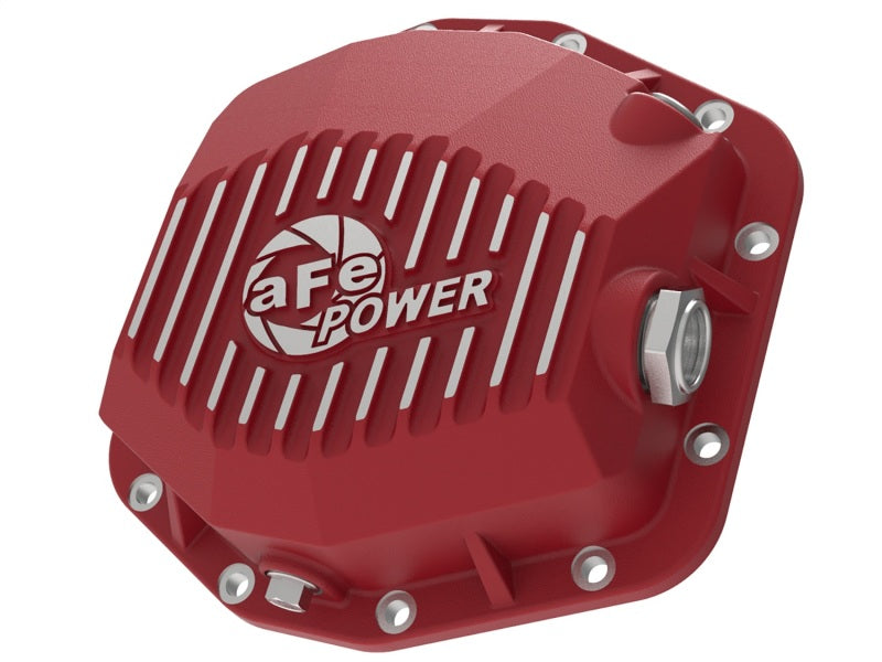 AFE 46-71000R ries Rear Differential Cover Red 2018+ fits Jeep Wrangler (JL) V6