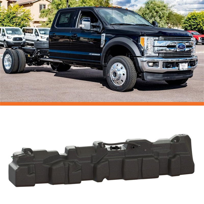 fits Titan Fuel Tanks 7020617 17-24 Ford 108in Cab & Chassis 54 Gallon XXL Mid-Ship Fuel Tank