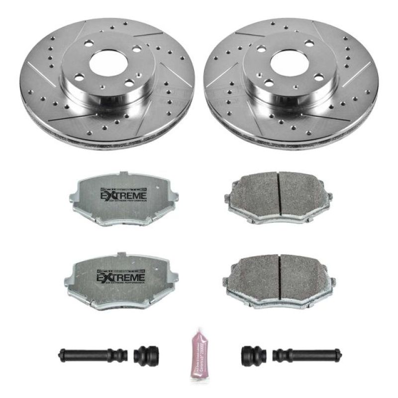 PowerStop K793-26 94-97 fits Mazda Miata Front Z26 Street Warrior Brake Kit