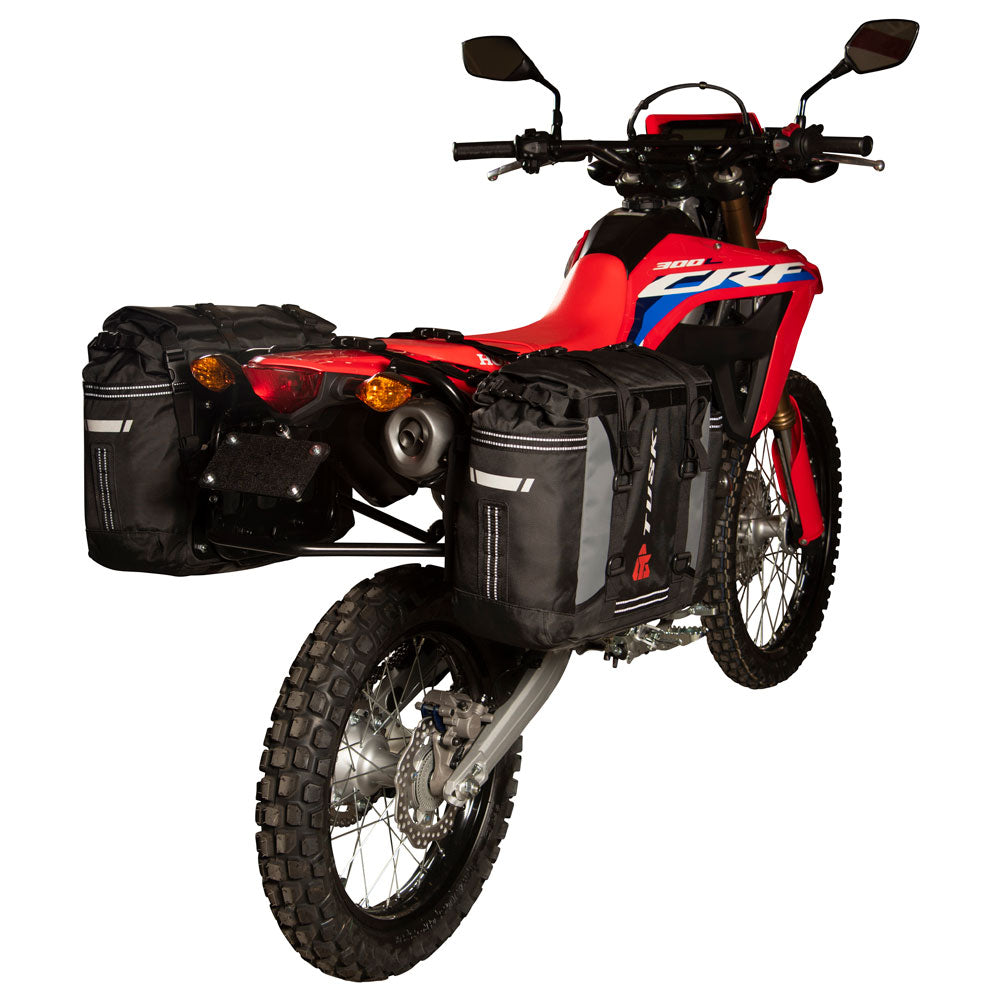 Tusk 1999660024 Pannier Racks With Olympus Pannier Bags Black/Grey