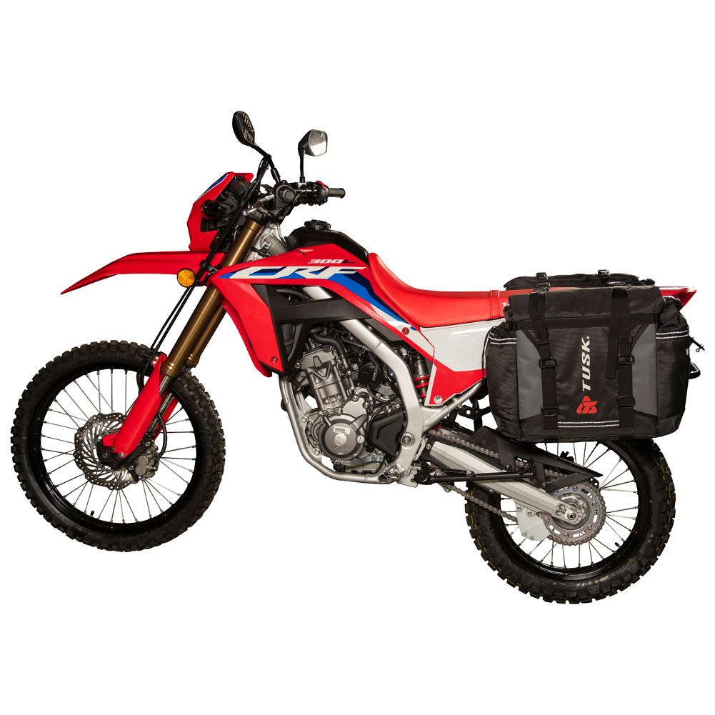Tusk 1999660024 Pannier Racks With Olympus Pannier Bags Black/Grey