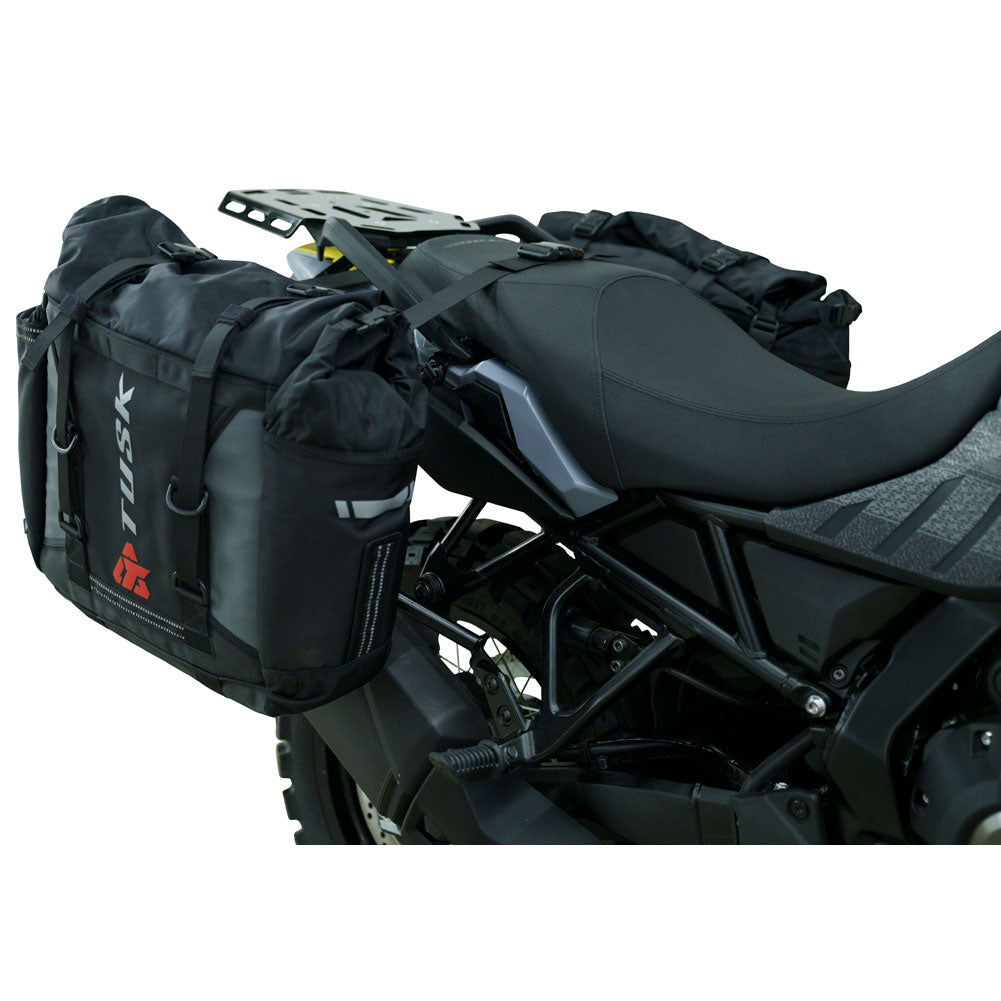 Tusk 1999660051 Pannier Racks With Olympus Pannier Bags Black/Grey