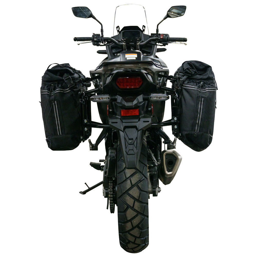 Tusk 1999660054 Pannier Racks With Olympus Pannier Bags Black/Grey