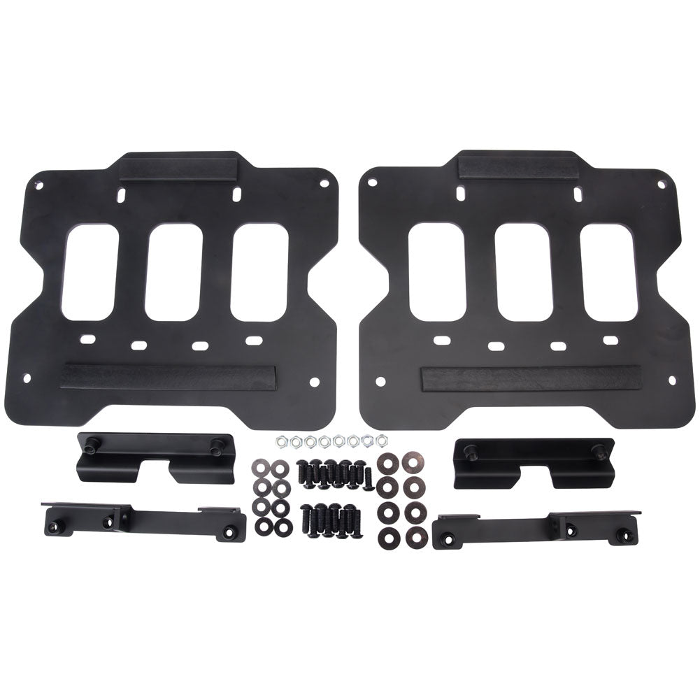 Tusk 1999660057 Pannier Racks With Olympus Pannier Bags Black/Tan