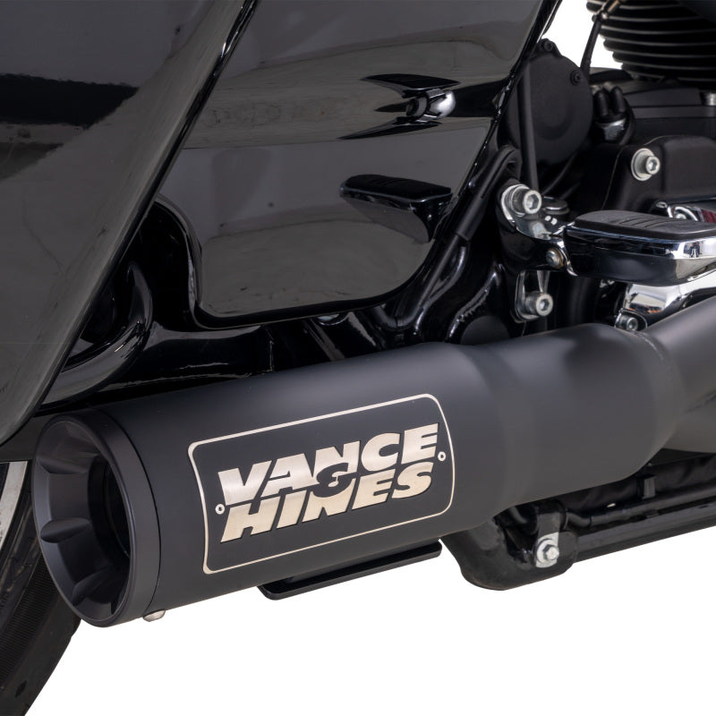 Vance and Hines 47321 Vance & Hines HD Touring 17-22 HO 2-1 Black Full System