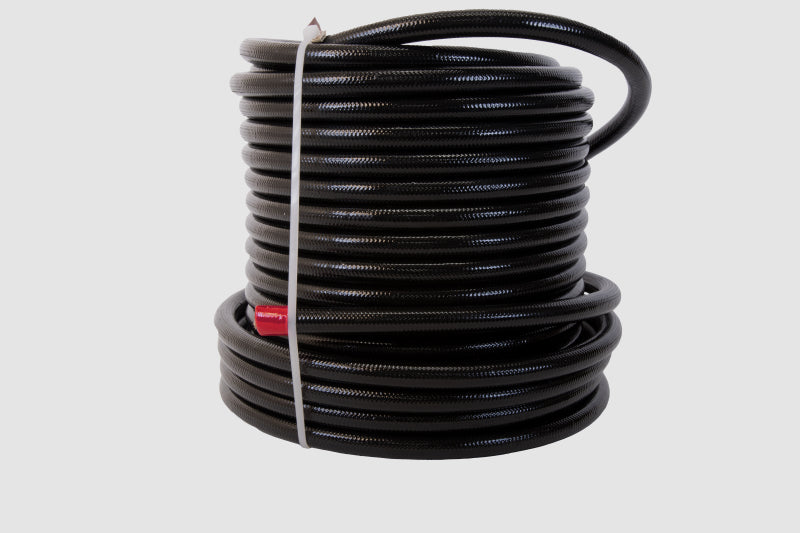 Aeromotive  15323 PTFE SS Braided Fuel Hose - Black Jacketed - AN-06 x 12ft