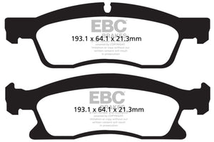 EBC UD1629 13+ fits Dodge Durango 5.7 Ultimax2 Front Brake Pads