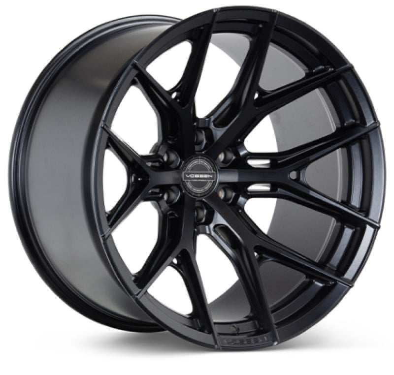 Vossen HF6-4 24x12 - 8x170 - ET-44 - Ultra Deep - 125.1 - Satin Black Wheel