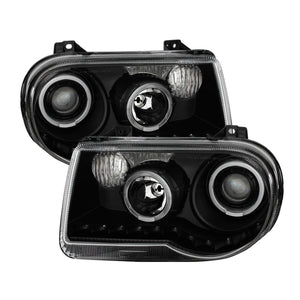 9027734 Xtune fits Chrysler 05-10 300C ( Not 300 ) Halo Projector Headlights B