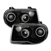 9027734 Xtune fits Chrysler 05-10 300C ( Not 300 ) Halo Projector Headlights B