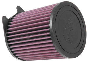 K&N Engineering E-0661 K&N Replacement Round Straight Air Filter for 14-15 fits Mercedes Benz A45/CLA45/GLA45 AMG 2.0L