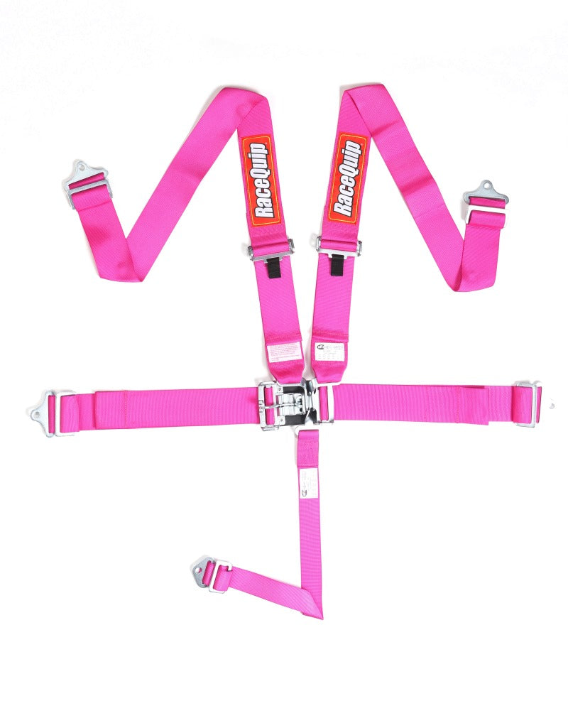 Racequip 711081 Pink L & L 5pt Seat Belt
