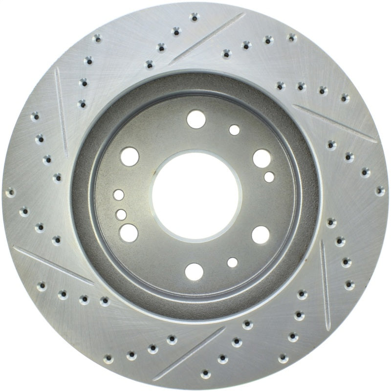 Stoptech 227.66057L Select Sport 07-11 fits GM Silverado 1500 Slotted and Drilled Left Front Rotor