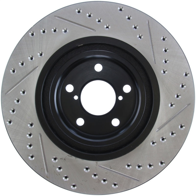 Stoptech 127.47021R Slotted & Drilled Sport Brake Rotor