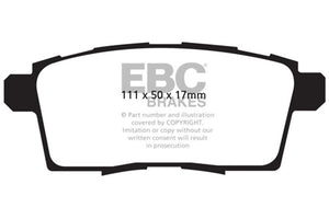 EBC UD1259 06-08 fits Ford Edge 3.5 2WD Ultimax2 Rear Brake Pads